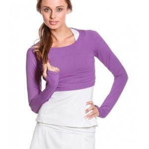 COPY - Bloq uv crop top size small NWT Purple